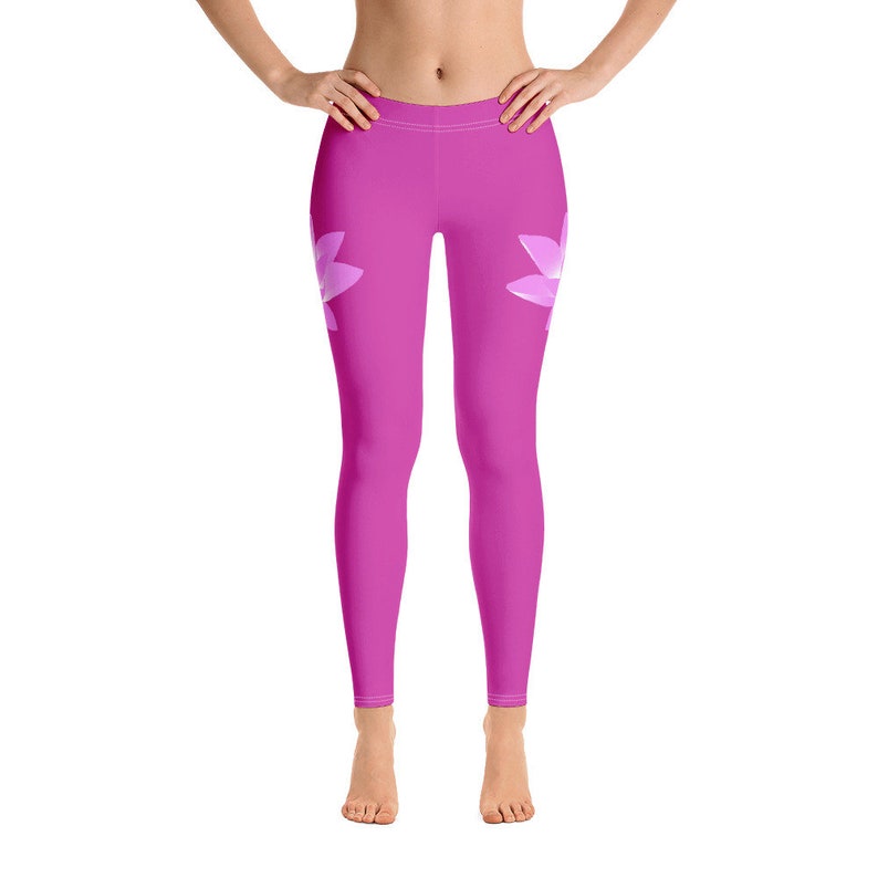 Awesome! Pink Lotus Leggings