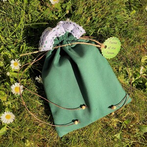Tarot Card Bag ~ Lined Drawstring Bag ~ Oracle Card Bag ~ Handmade ~ Crystal Bag ~ Gift
