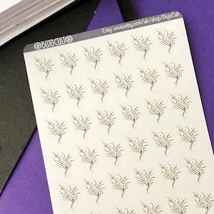 Adesivi Sea Monkeys Tracker per Bullet Journal e Planner