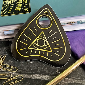 Pegatina de vinilo Planchette Ouija
