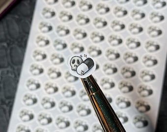 Medikations-Tracker und Erinnerungs-Aufkleber für Planer, Journaling, Junk-Journale, Scrapbooks und Kalender