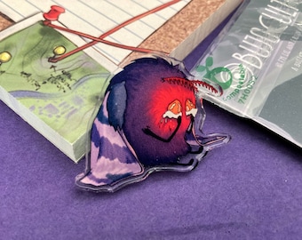 Trauriger Mottenmann Anstecker