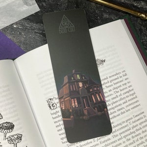 They Say It's Haunted A5 Haunted House Art Print Bookmark