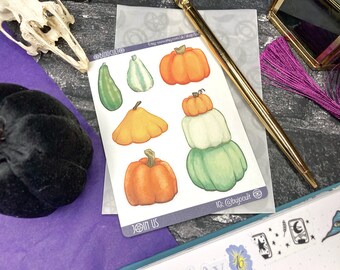 Kürbis Sticker für Bullet Journal und Planer