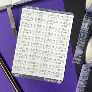 Schmerz-Tracker-Knochen für Bullet Journal und Planner