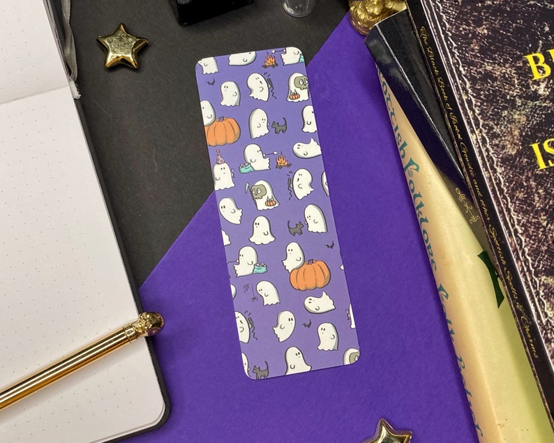 Ghost Halloween Party Bookmark Single Bookmark