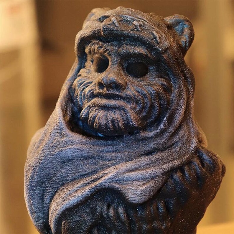 star-wars-ewok-3d-printed-busts-3deliteprints-etsy
