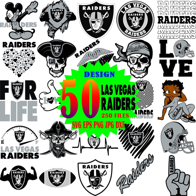 Las Vegas Raiders SVG Bundle Raiders SVG Nfl Team Logo SVG ...