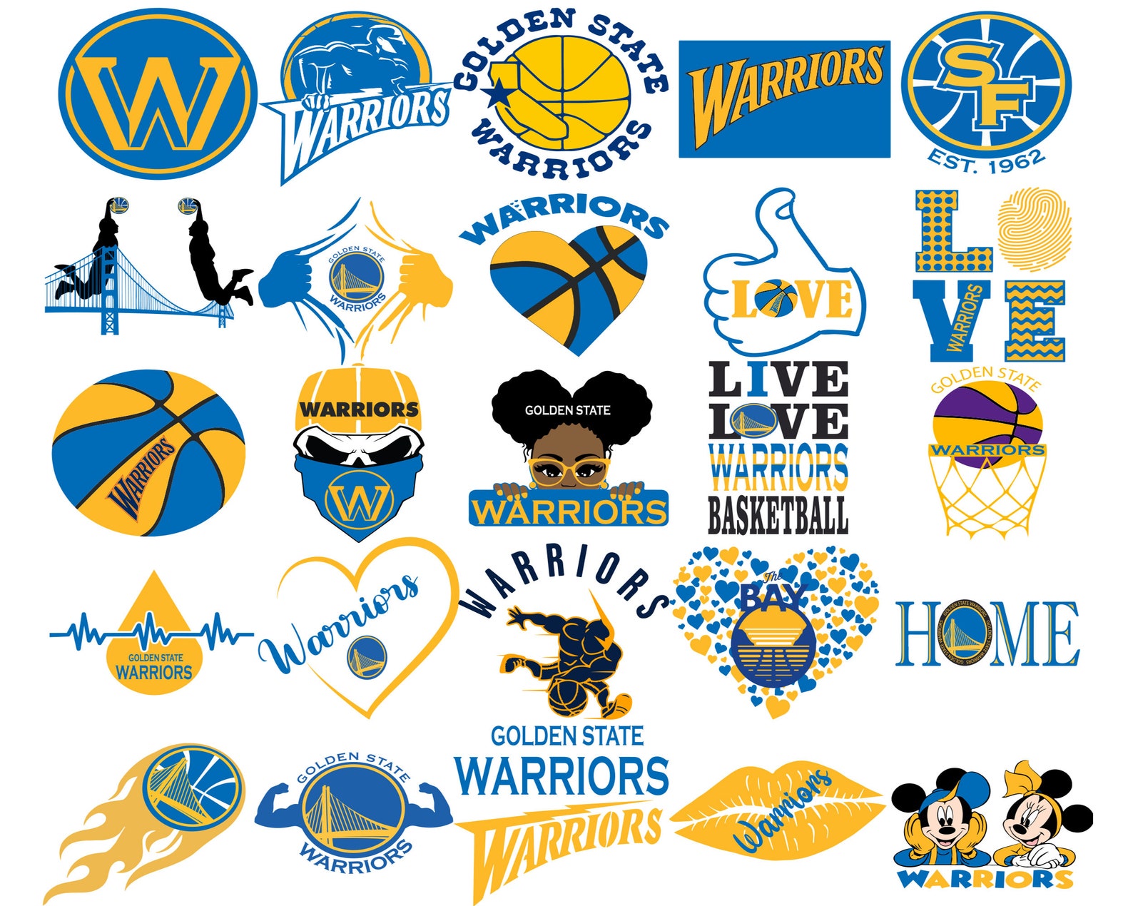 Printable Warriors Logo