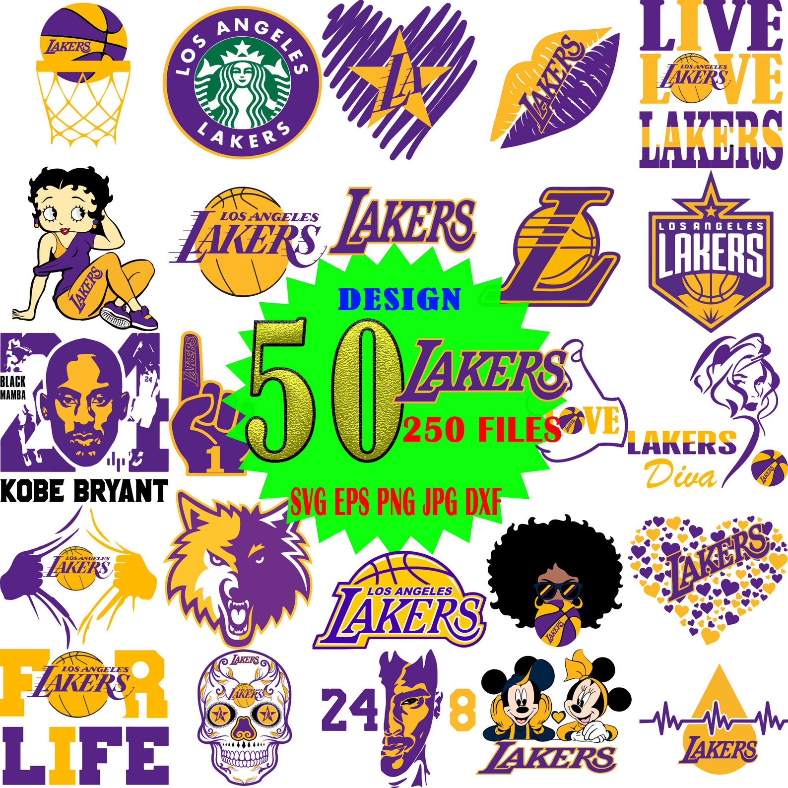 Los Angeles Lakers SVG Lakers SVG Bundle Nba Team Logo SVG ...