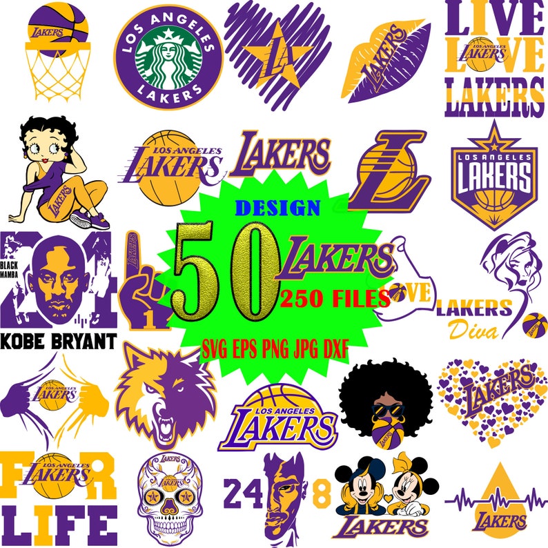 Download Los Angeles Lakers SVG Lakers SVG Bundle Nba Team Logo SVG ...