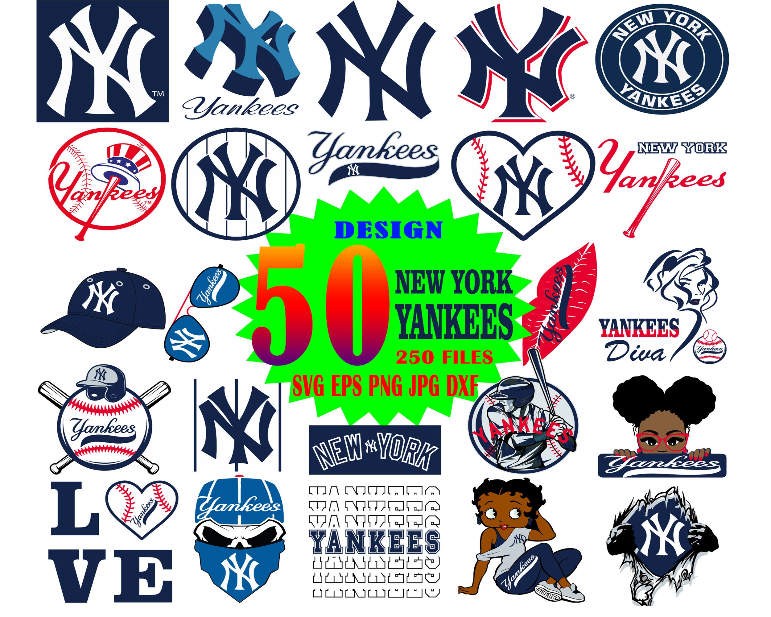 New York Yankees SVG-Datei Yankees Logo SVG Mlb Team Logo | Etsy