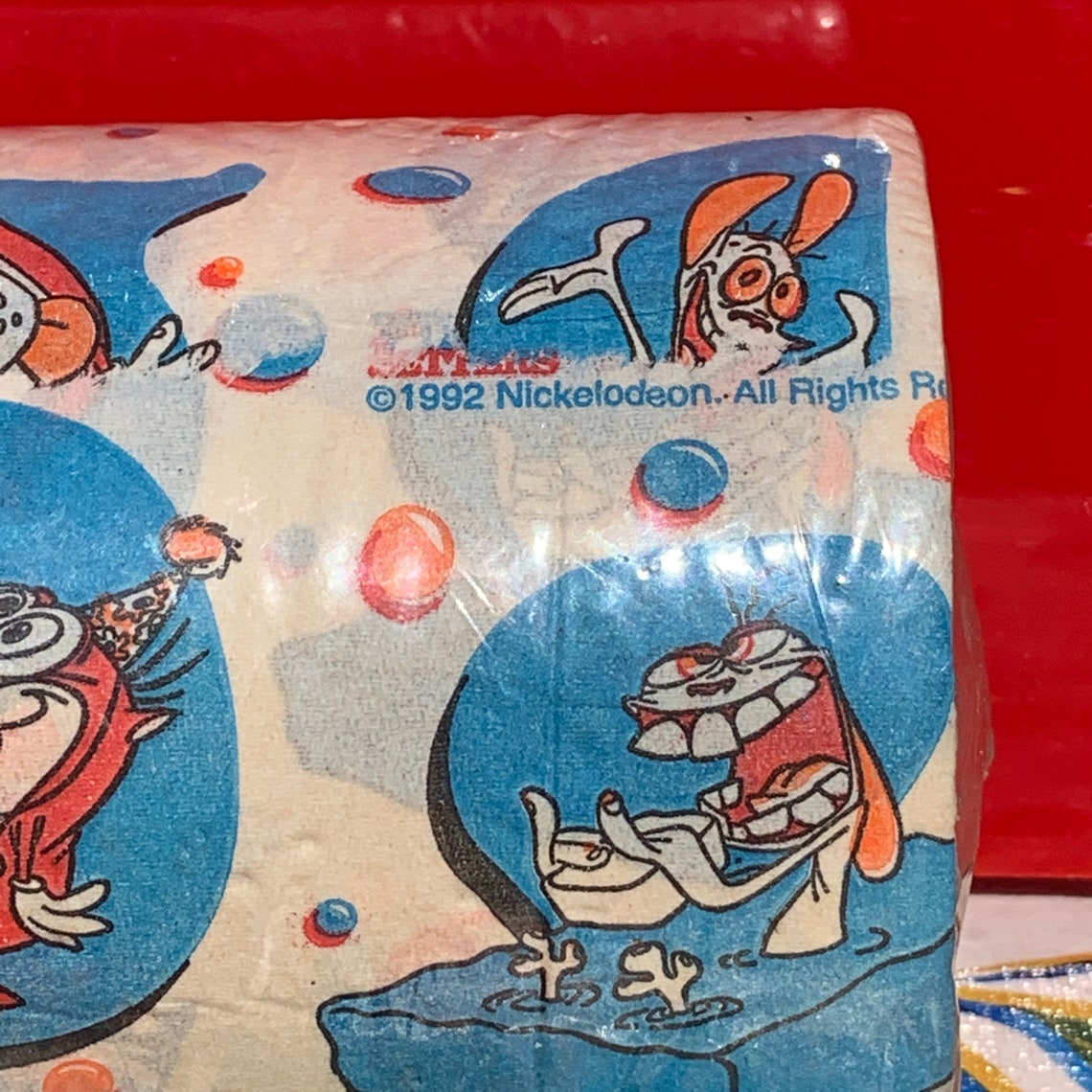 Ren & Stimpy Nicktoons Printed Toilet Tissue 1992 Etsy