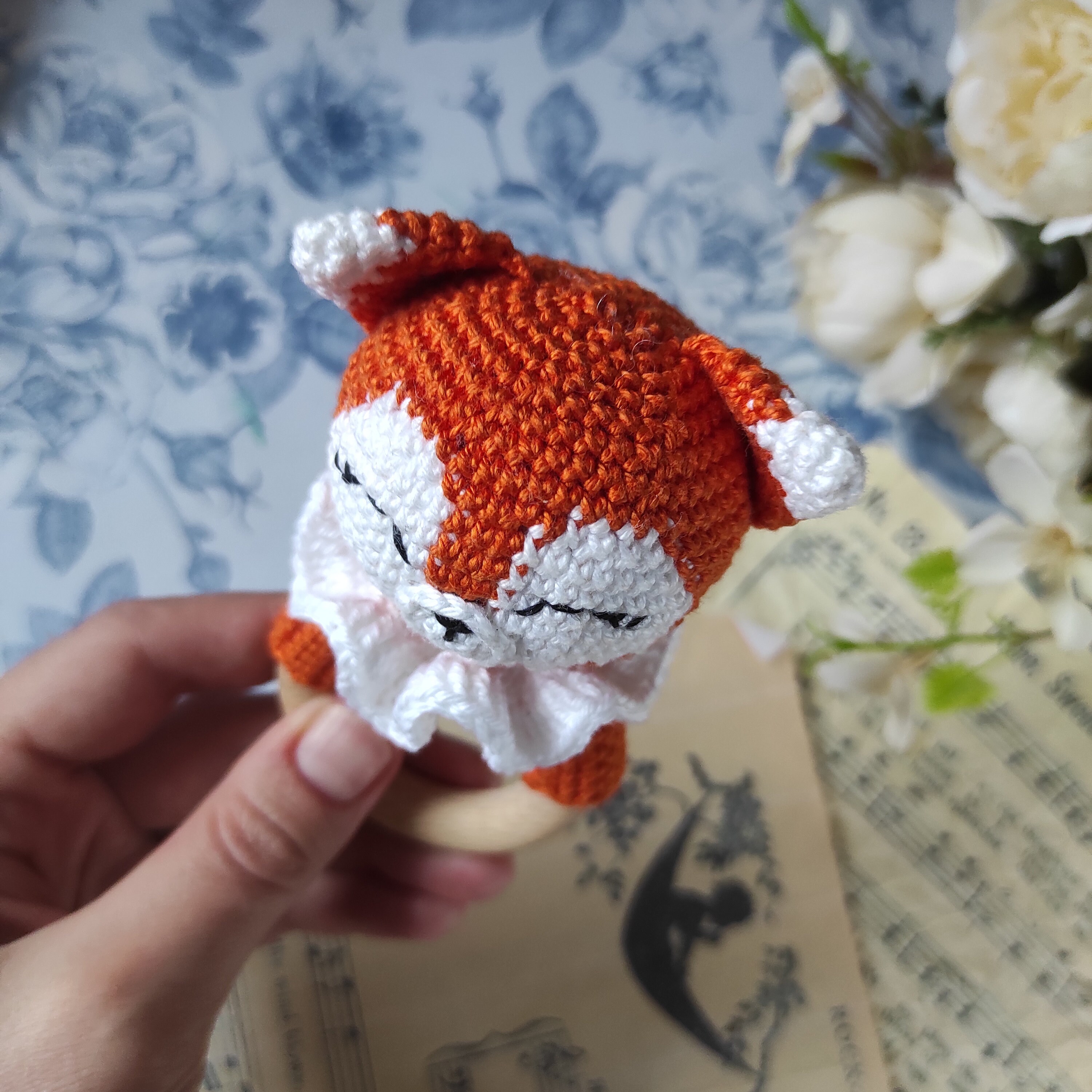 CROCHET PATTERN rattle Fox / crochet amigurumi rattle teether | Etsy