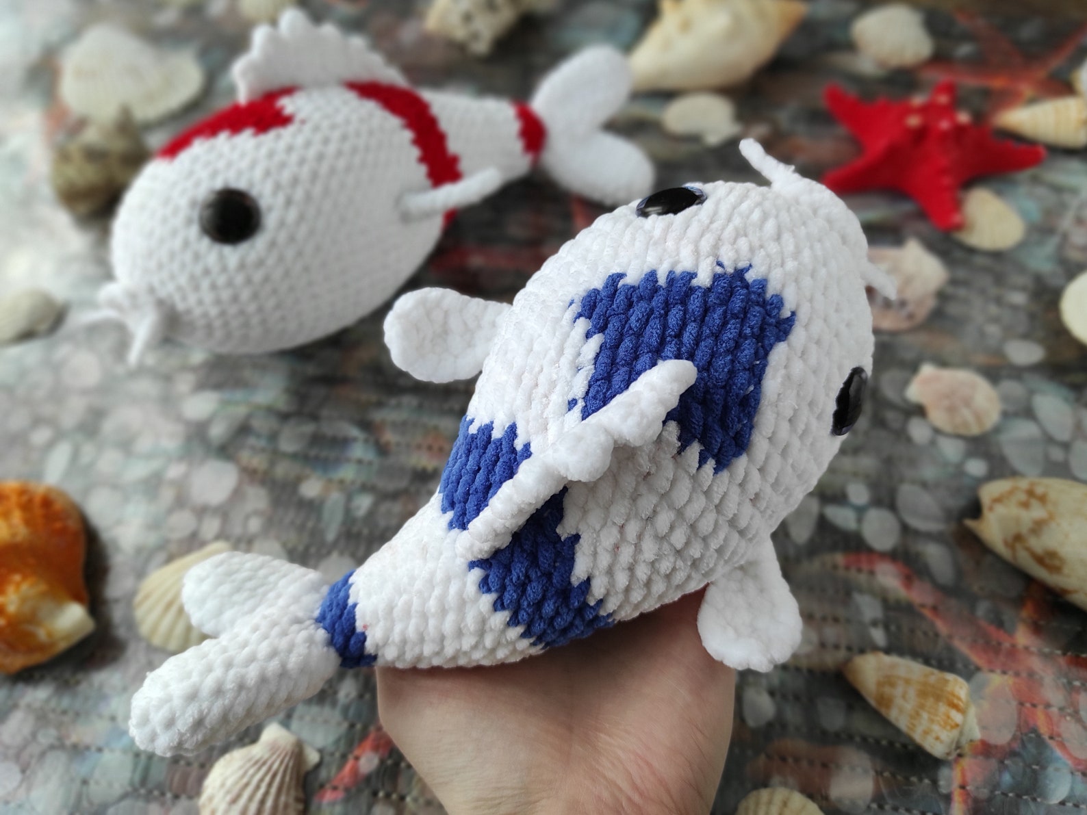 Stuffed Toy Couple Koi Carp Fish Toy Handmade Toy Koi Cute Etsy