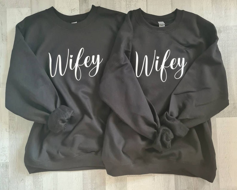 Wifey Jumper T-shirt Hoodie Sweatshirt Wife Wedding | Etsy