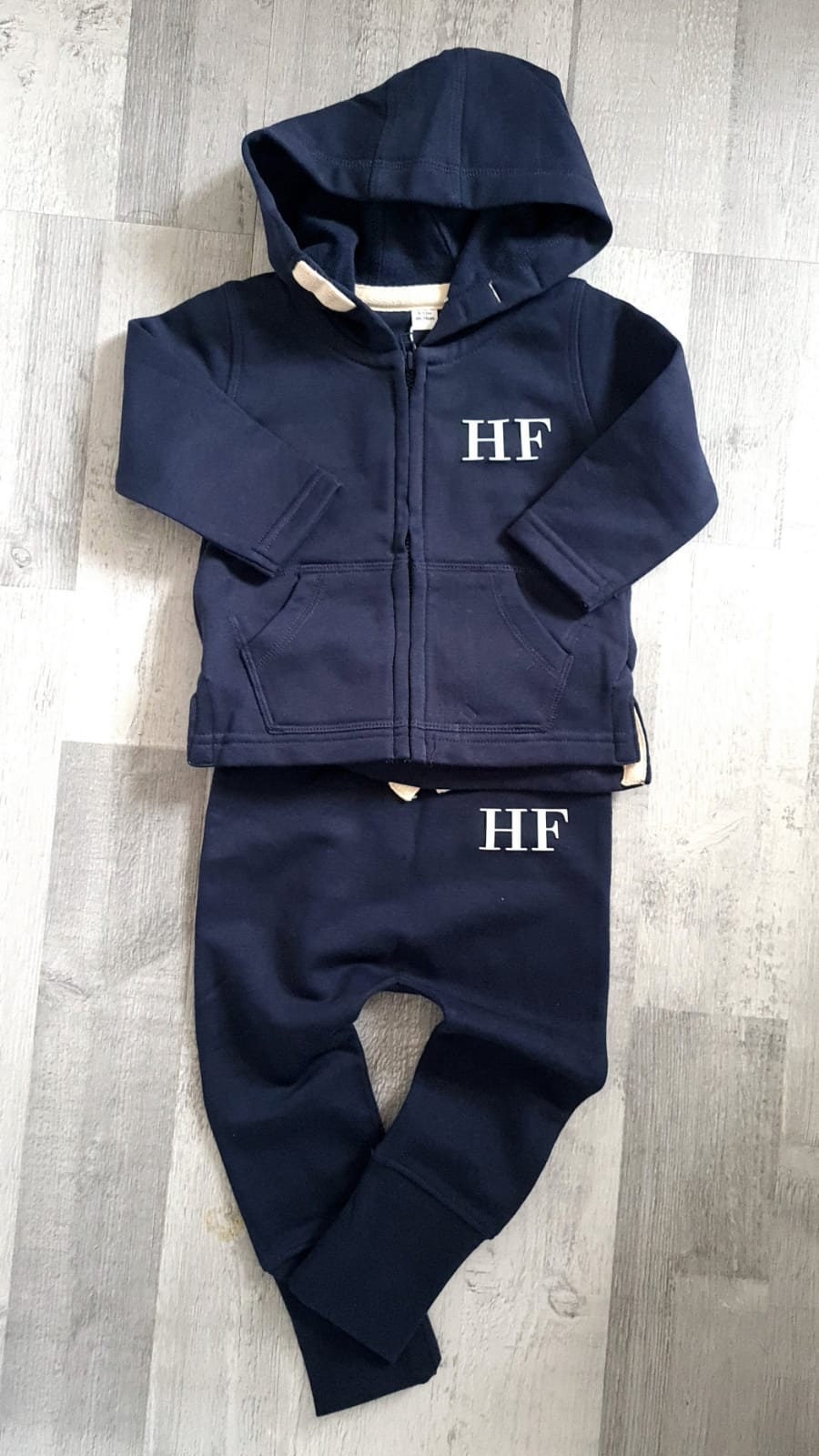 My first tracksuit Initial Personalised initial tracksuit Etsy