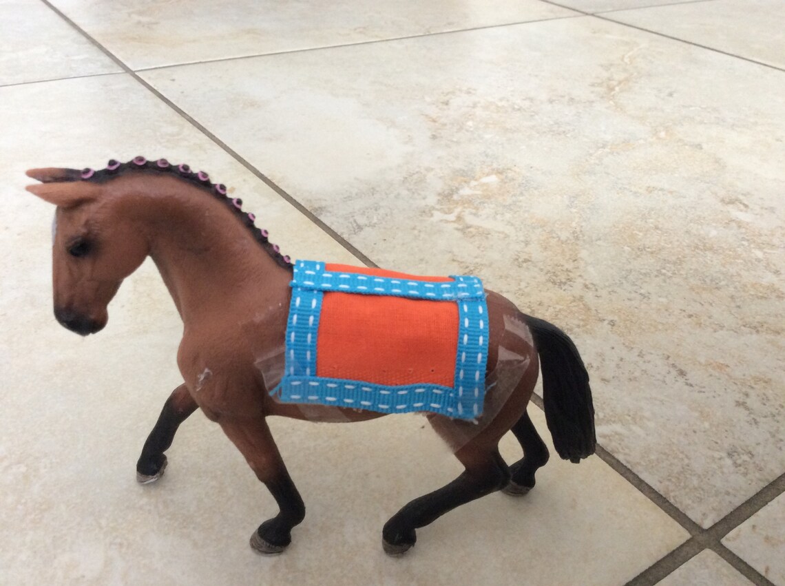 Schleich Horse Saddles Pads Handmade Etsy