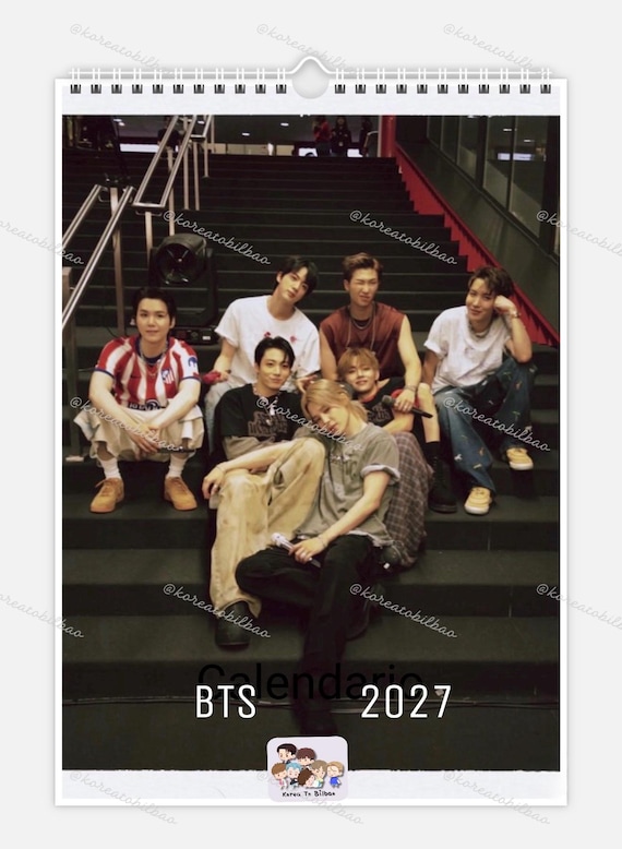 BTS壁掛け BTS 2027 A4壁掛けカレンダー - Etsy 日本