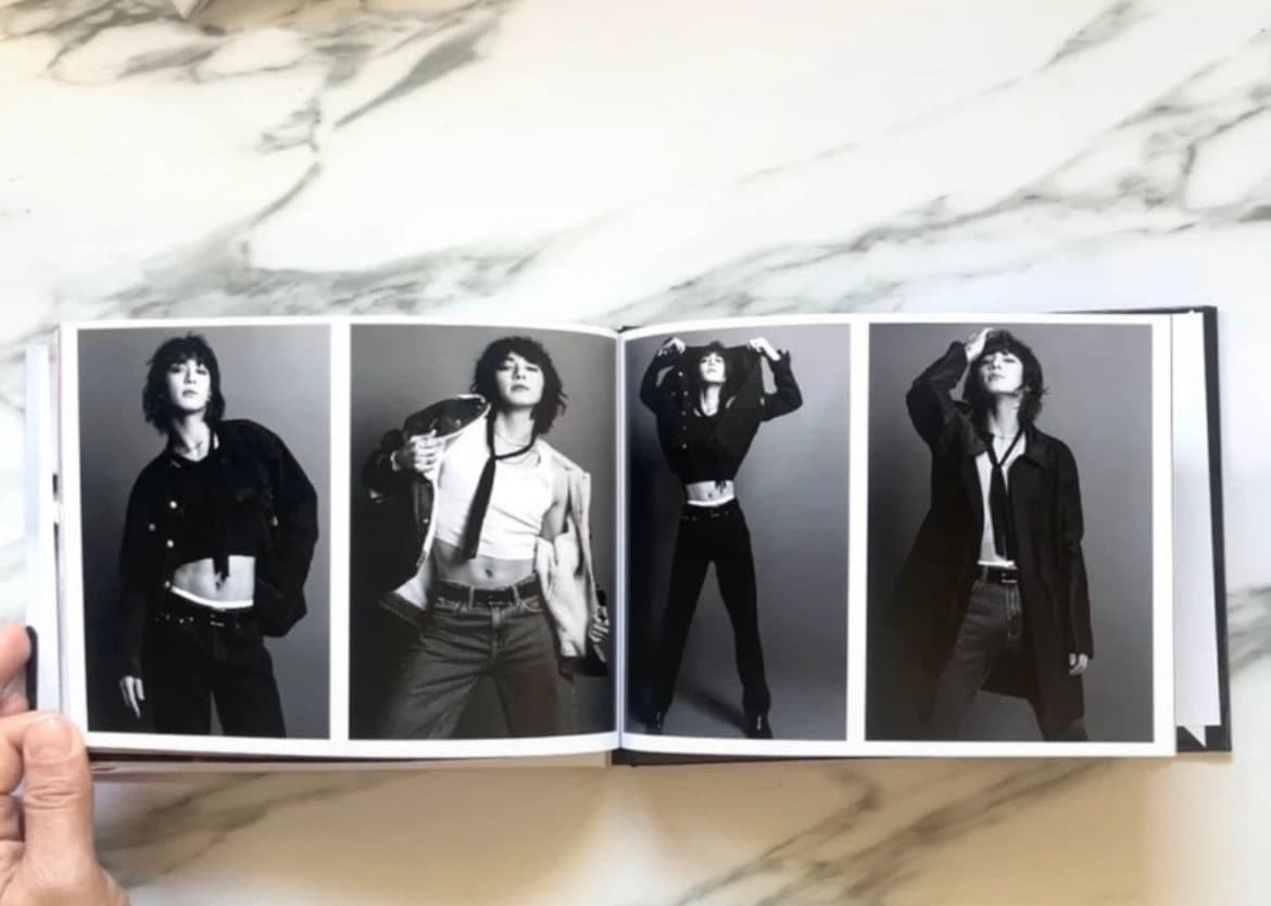【BTS】BLACK & WHITE 1st Photobook Jung Kook Calvin Klein Photobook BTS - Etsy