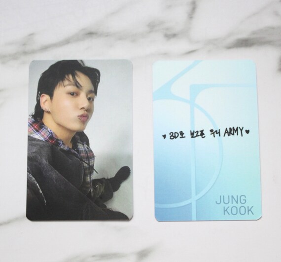 Jung Kook 3D Photocard Replica - Etsy