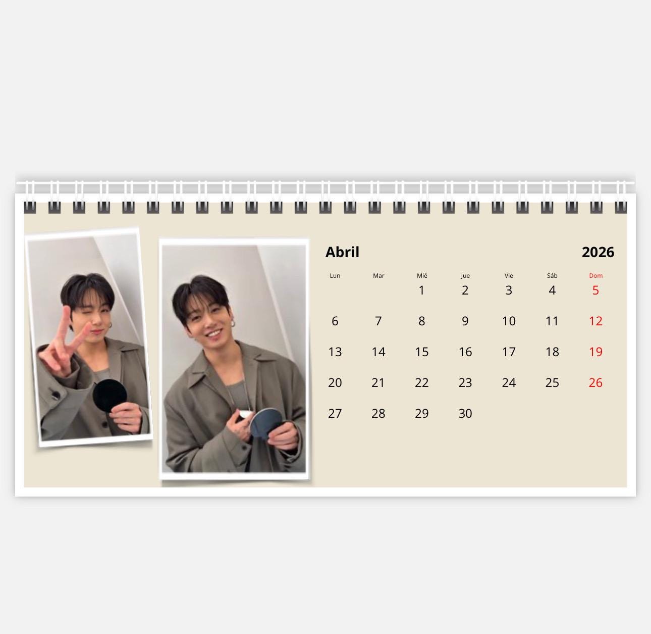 Jung Kook BTS JK Calendar 2026 Calendar - Etsy