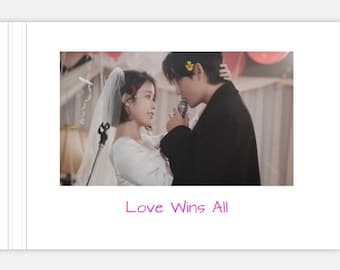 Love Wins All taehyung V & IU photobook