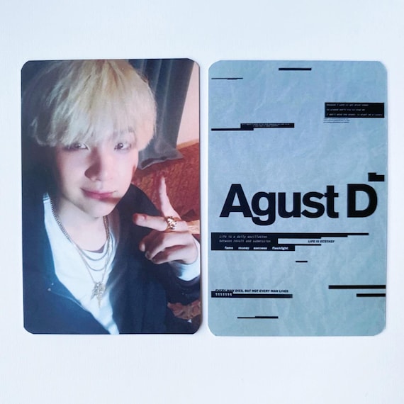 AGUST D BTS シュガ フォトカード - Etsy 日本