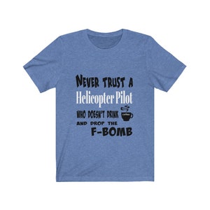 Funny Helicopter Pilot Short Sleeve Tee