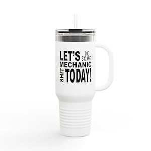 Extra Large Personalized Insulated Travel Mug, 40oz - Perfect Gift for Helicopter Mechanics, Father&#39;s Day, Air Medical Mechanics