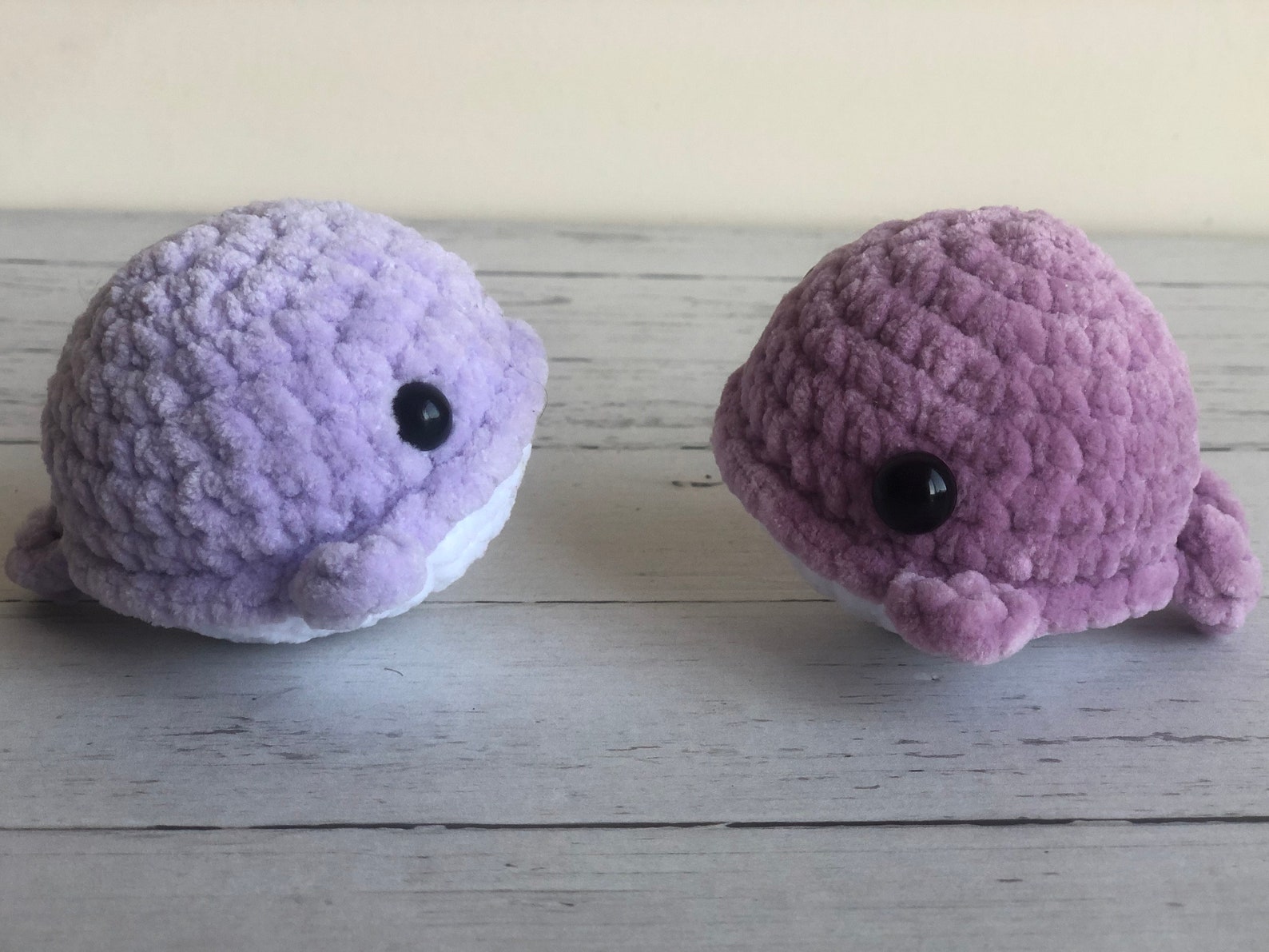 Plush Crochet Whale Stress Buddy Worry Anxiety Whale Fluffy Etsy