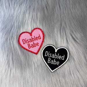 Toppa ricamata "Bambina disabile" / Malattia cronica / Disabilità invisibile / Toppa "Spoonie"