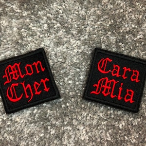 Addams Family Embroidered Patch - Halloween Gift, Cara Mia Mon Cher, Embroidered Patches, Gothic, Alternative Accessories, Cult Classics