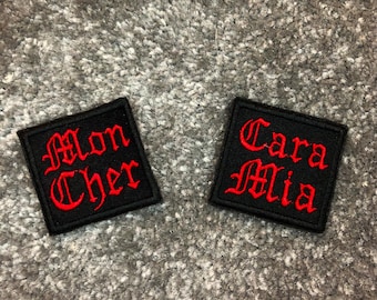 Addams Family Embroidered Patch - Halloween Gift, Cara Mia Mon Cher, Embroidered Patches, Gothic, Alternative Accessories, Cult Classics