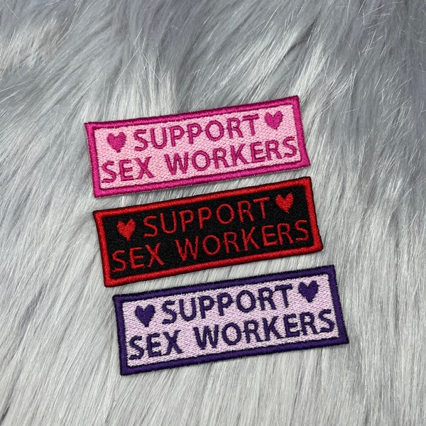 Patch de soutien aux travailleuses du sexe - Patch féministe, Patch positivité, Patch pervers, Patch BDSM, Le travail du sexe, c'est du travail, Patch salope, Patch radical
