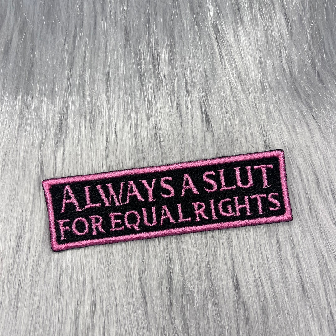 Equal Rights Pink Patch - Feminist Iron-on Patch - Etsy