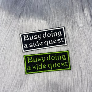 Upptagen med en sidouppdragspatch - ADHD-rolig patch