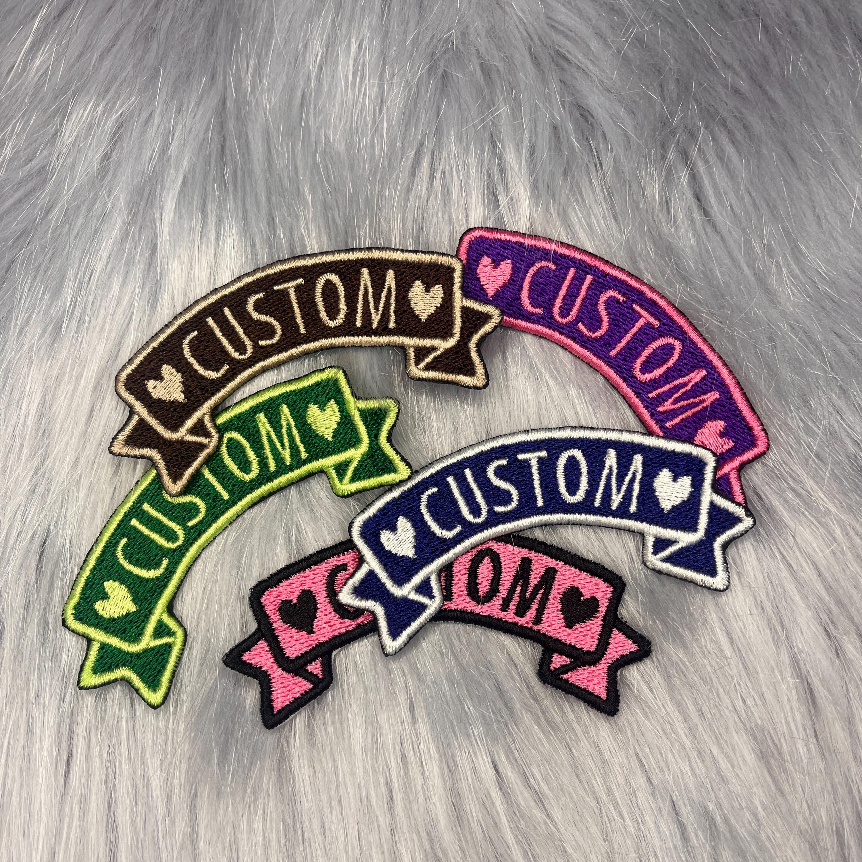 Patching Banner Personalized Banner Patch: Custom Iron-on or Sew on Patch - Etsy