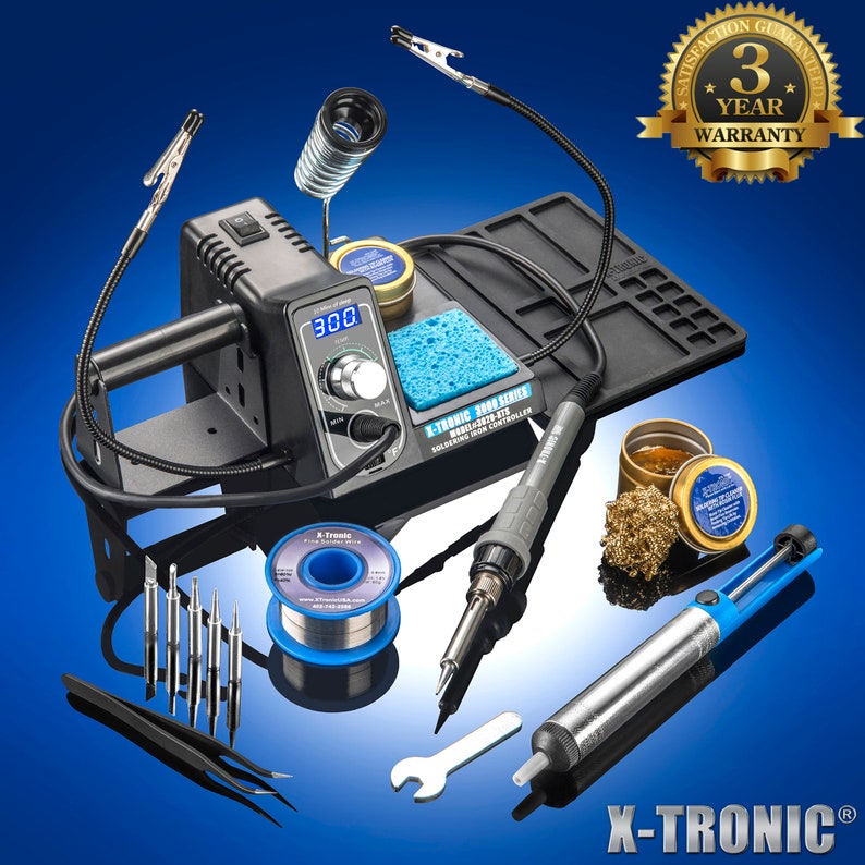 Xtronic 3020XTS 75W Soldering Iron Station Kit 2 Helping Etsy
