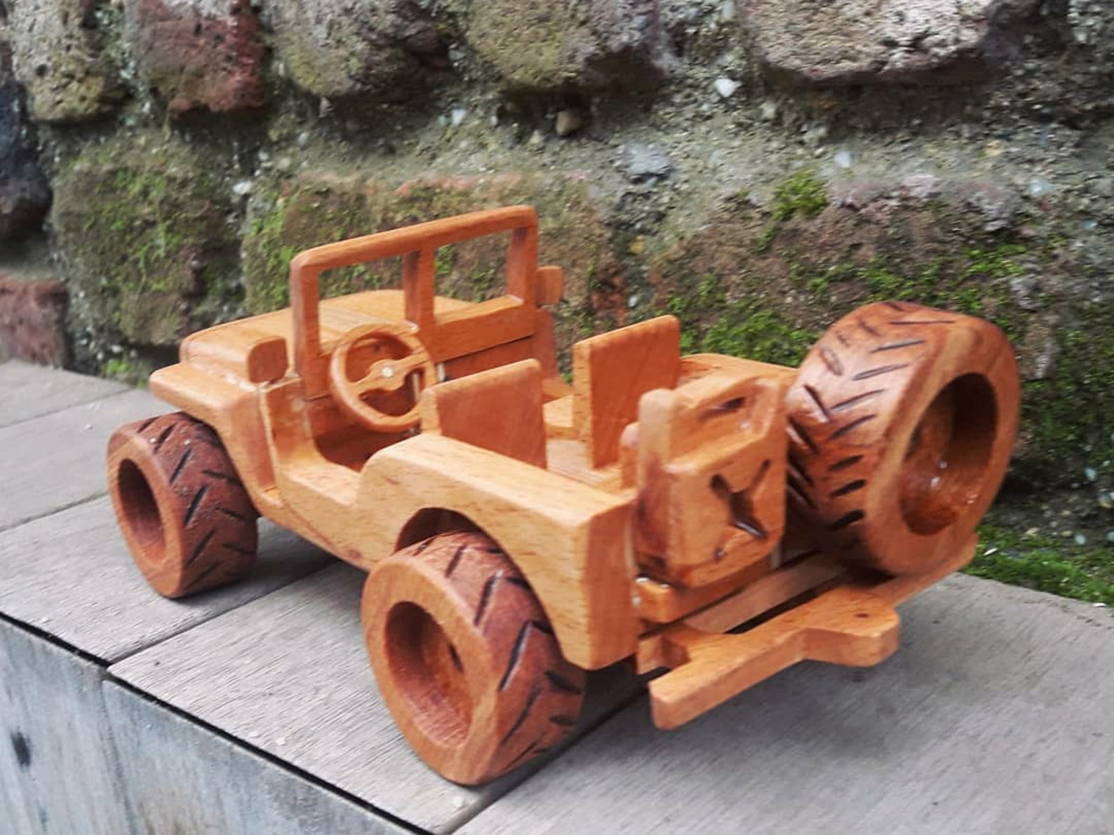 Handmade wooden toy jeep car 4x4 Willys Jeep Model & Toy Etsy
