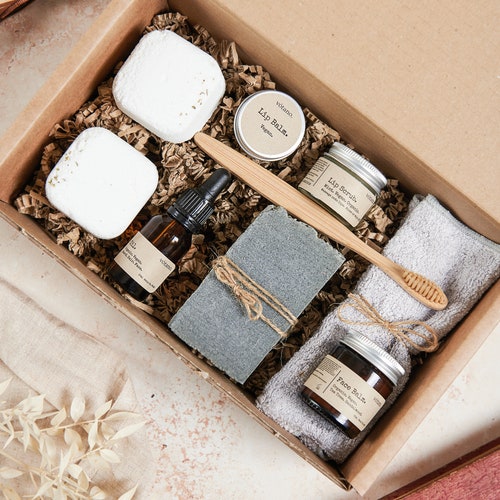 Mens Grooming Spa Kit. Vegan Organic and Sustainable. Etsy