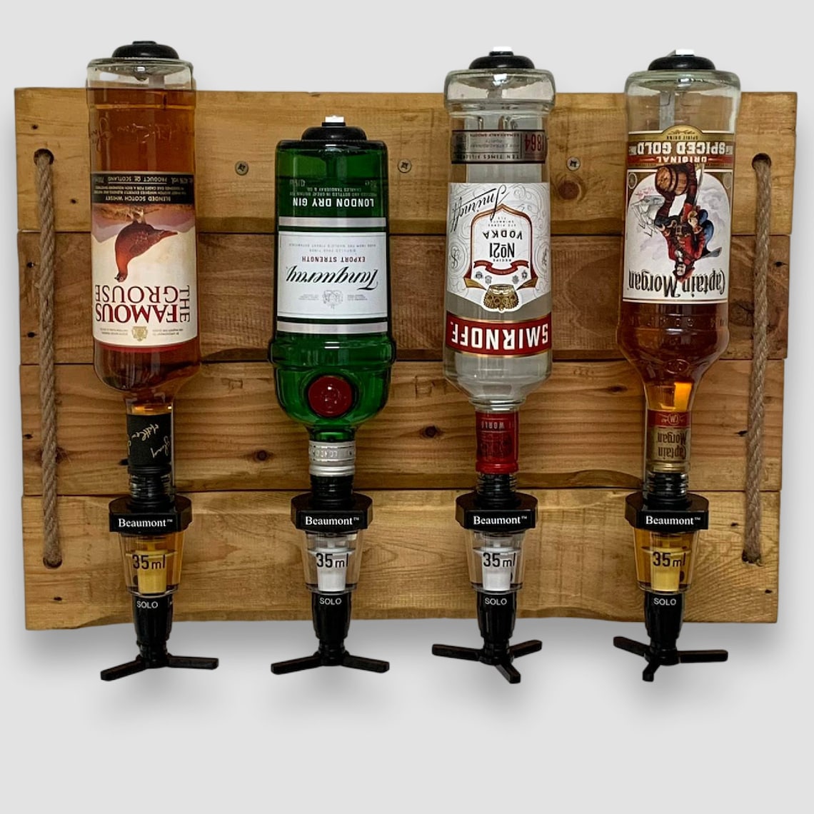 Home Optics Wall Bar Rustic Reclaimed Wood for Spirits Display Etsy UK