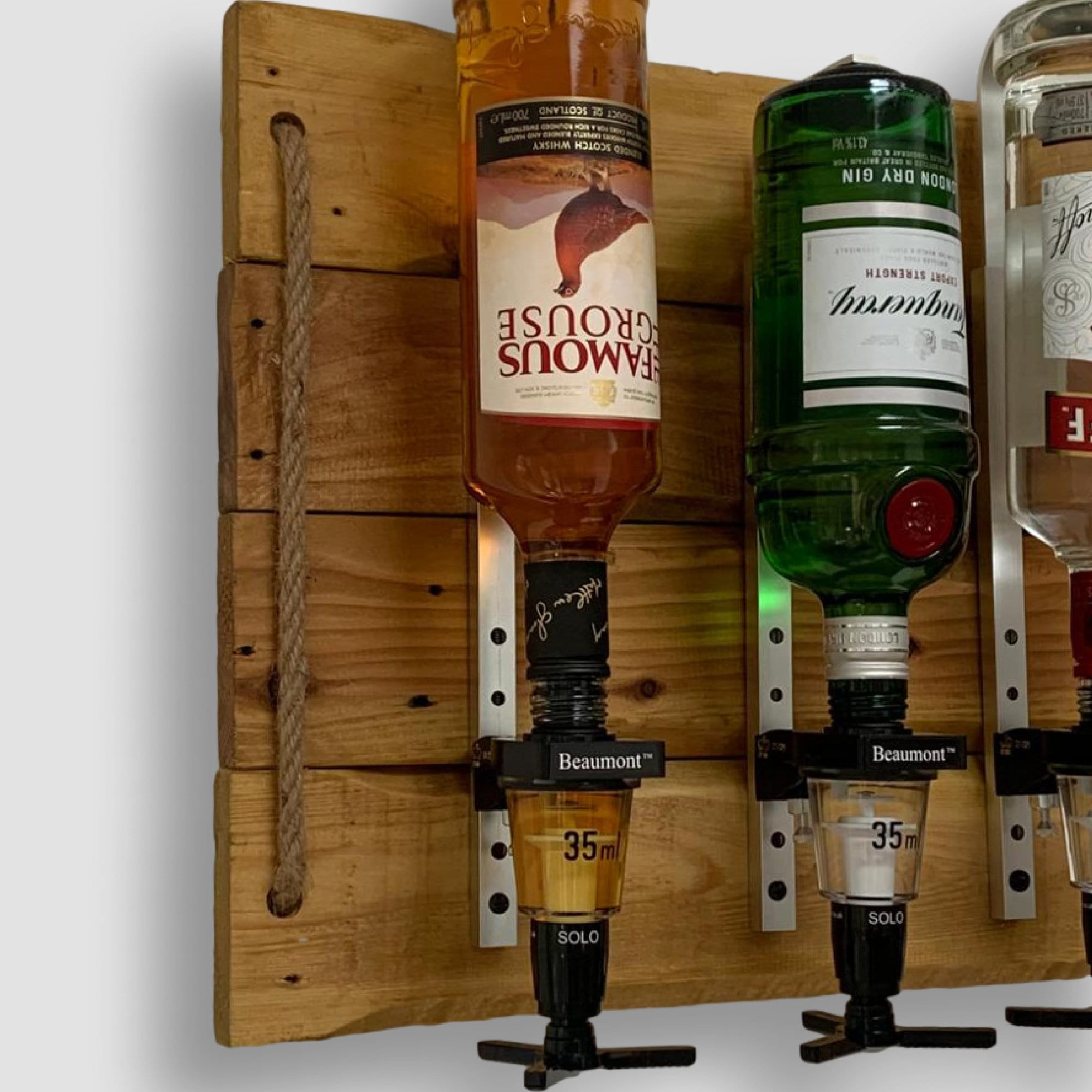 Home Optics Wall Bar Rustic Reclaimed Wood for Spirits Display Etsy UK