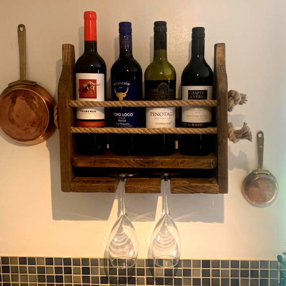 Portabottiglie A Forma Di Corna Finte - Accessorio Rustico Per Vino, In Resina, 21x14x16 Cm, Decorazione Per Bar E Cucina