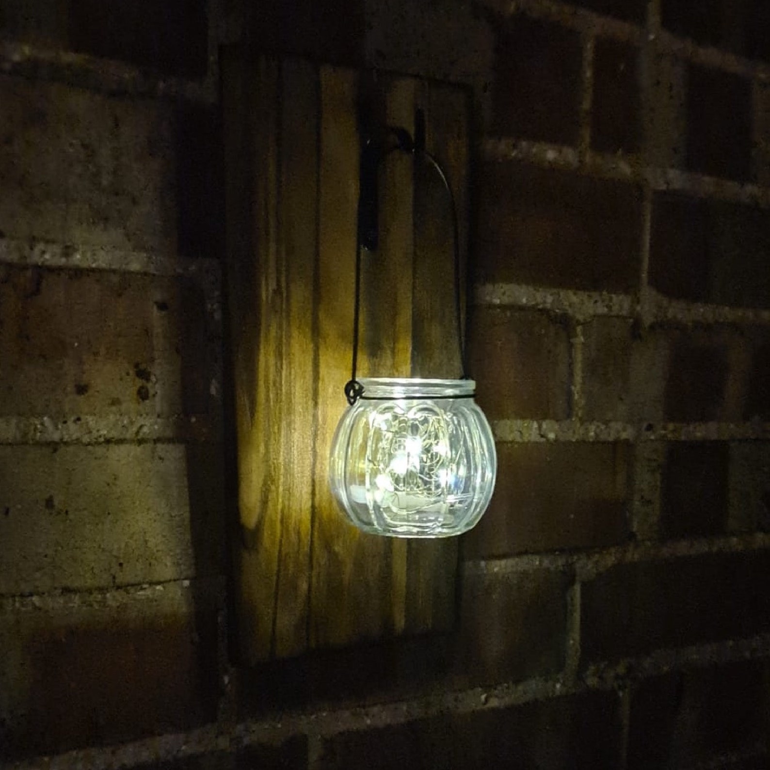 Handmade Rustic Pine Wall Lantern Holder With Glass Lantern Etsy UK