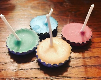 Bottlecap candles