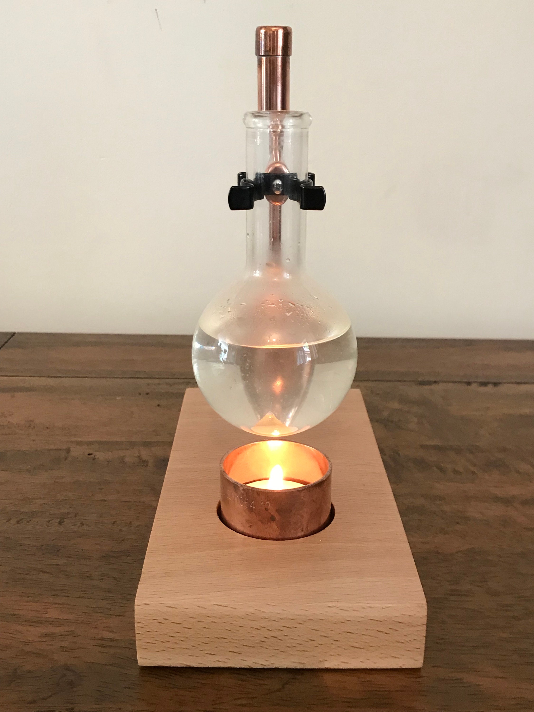 Copper pipe incense oil burner Etsy