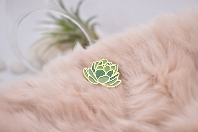 Succulent Enamel Pin Set Stylish Cactus Lapel Pins Plant Scouts image 4