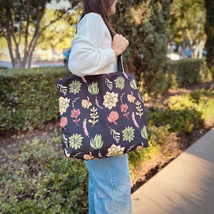 Succulents Tote Bag