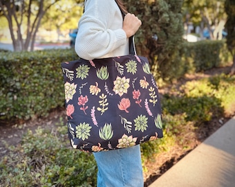 Succulents Tote Bag